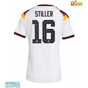 Billiga Tyskland Angelo Stiller #16 Hemmatröja Dam VM 2026 Kortärmad